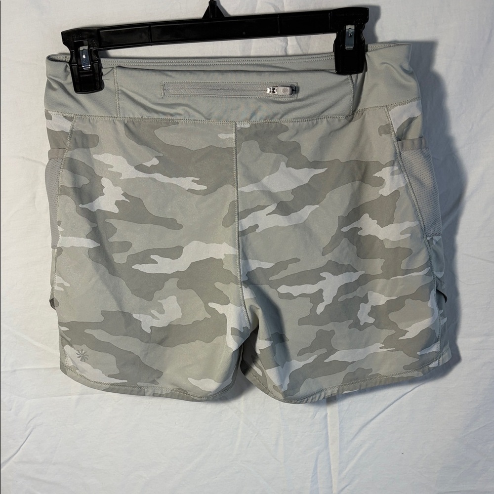 Athleta Girl Printed Record Breaker 3” Short - XXL(16) Gray Camouflage - Picture 2 of 8
